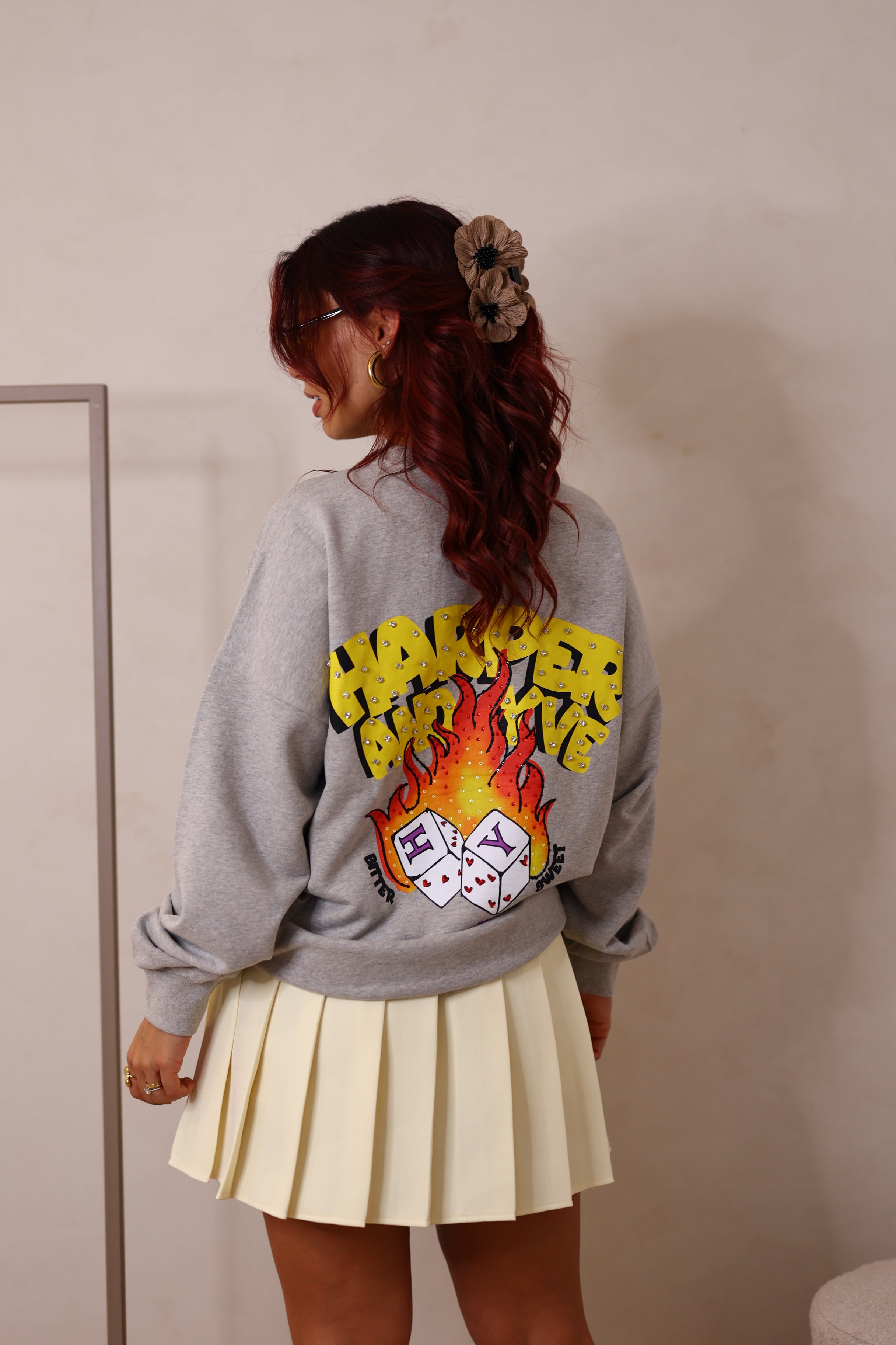 Sweat oversize estampada