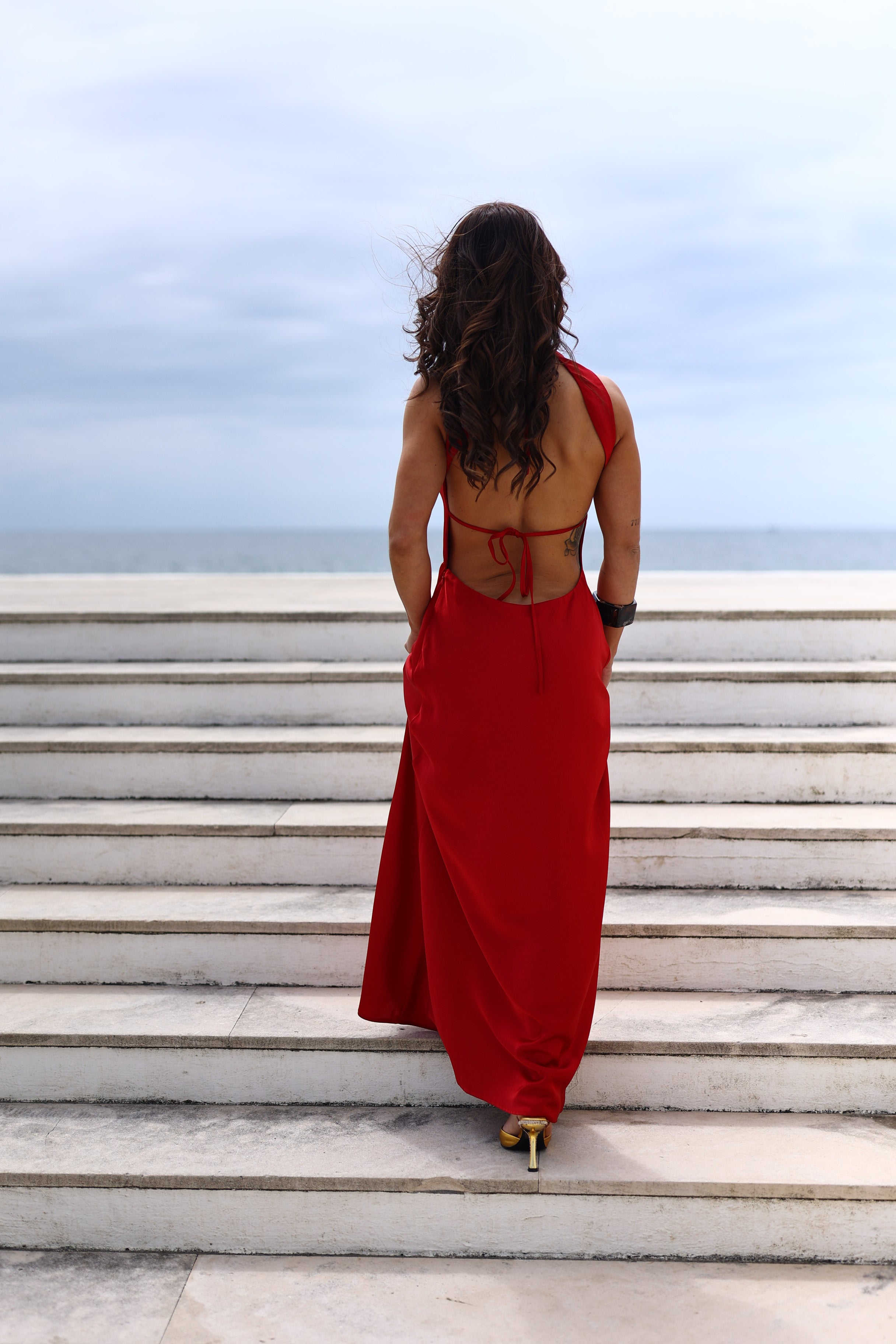 Vestido luay red