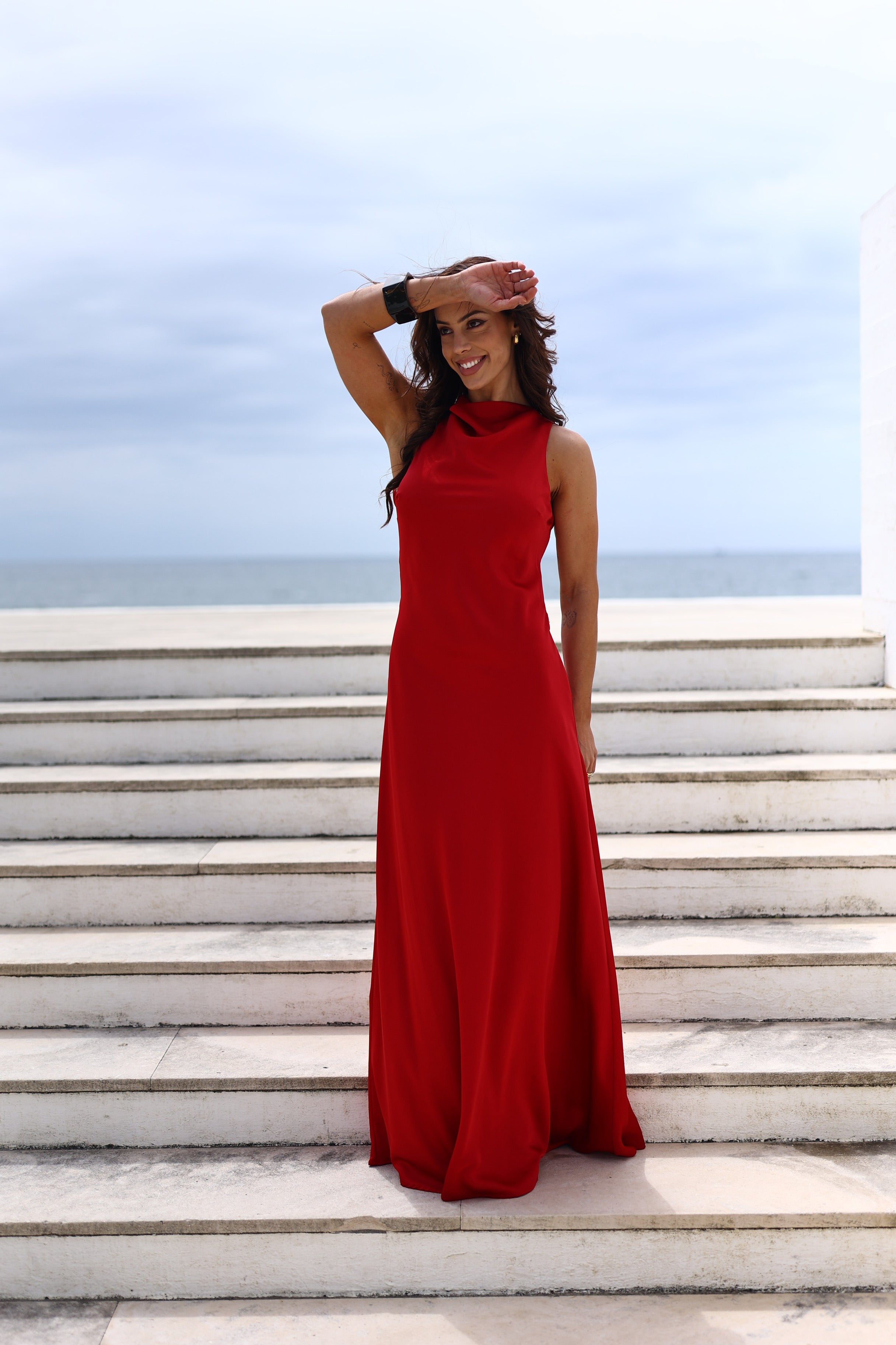 Vestido luay red