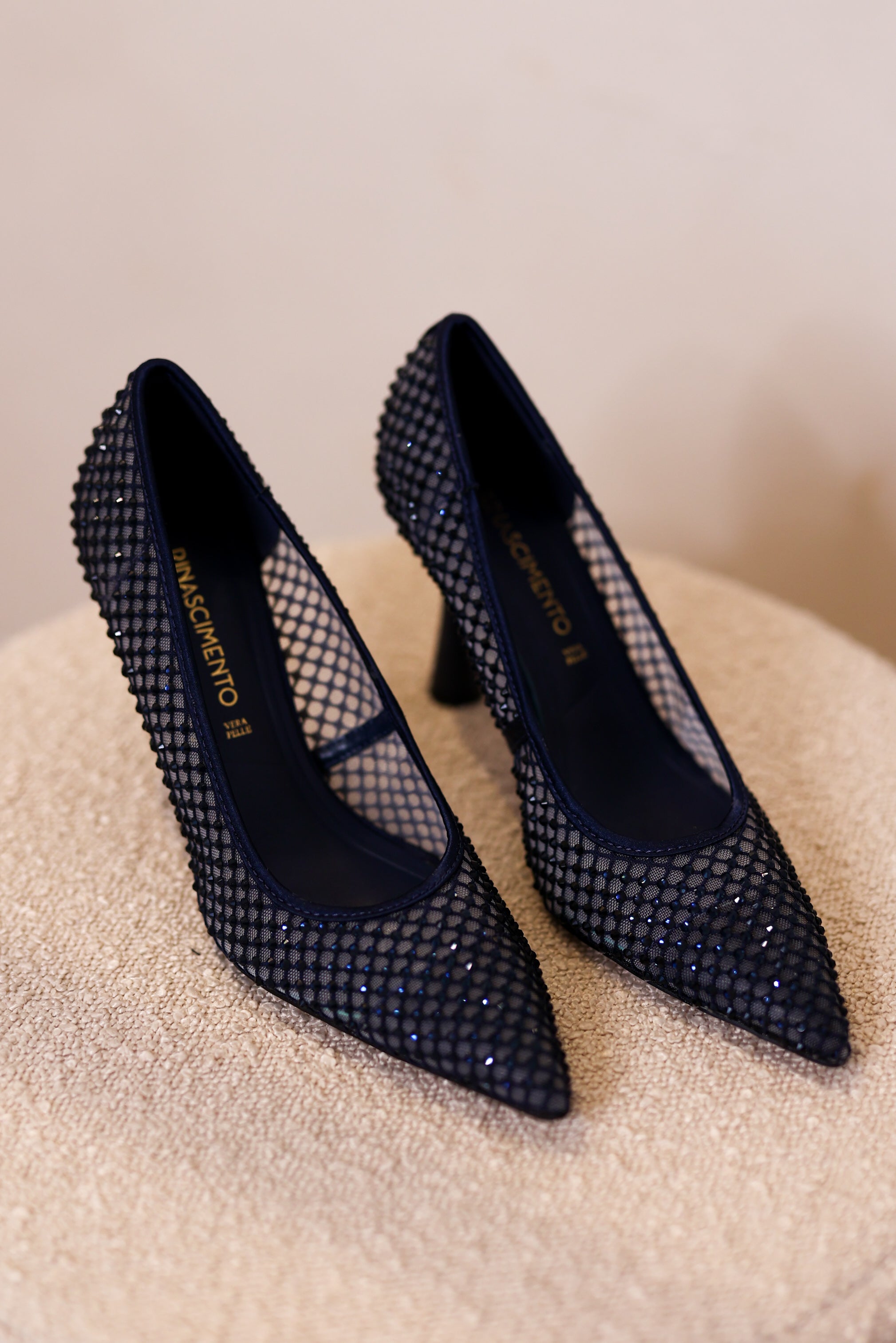 Sapatos com brilho