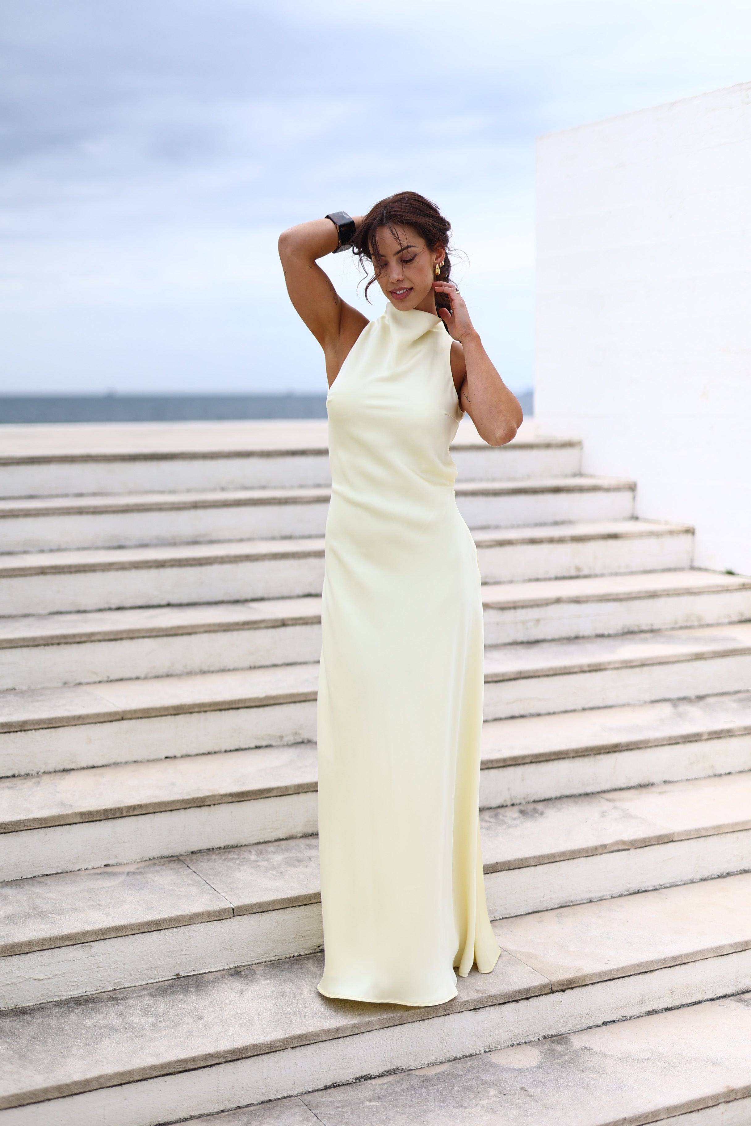 Vestido luay butter yellow