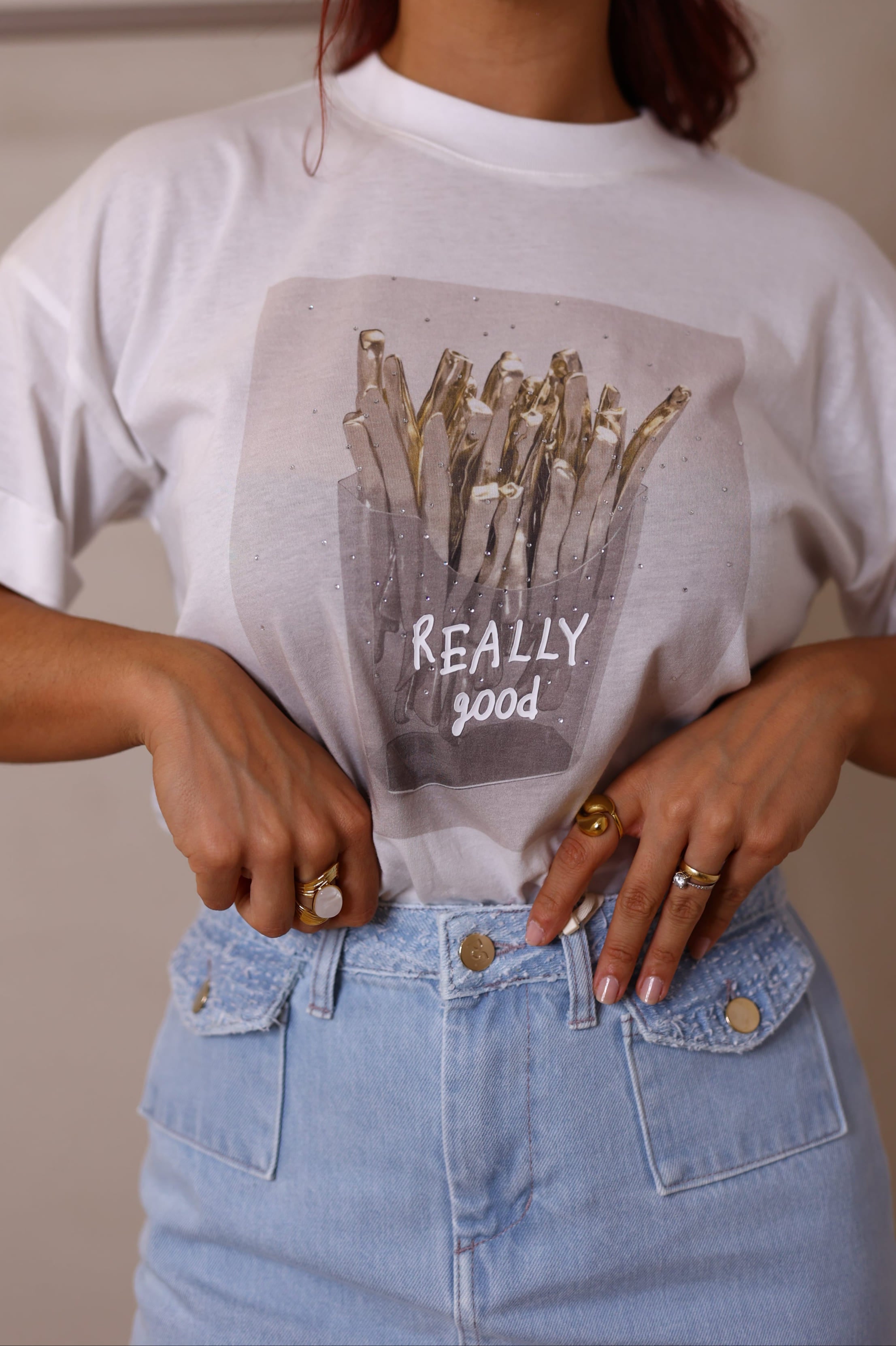 Oversized Fries T-shirt