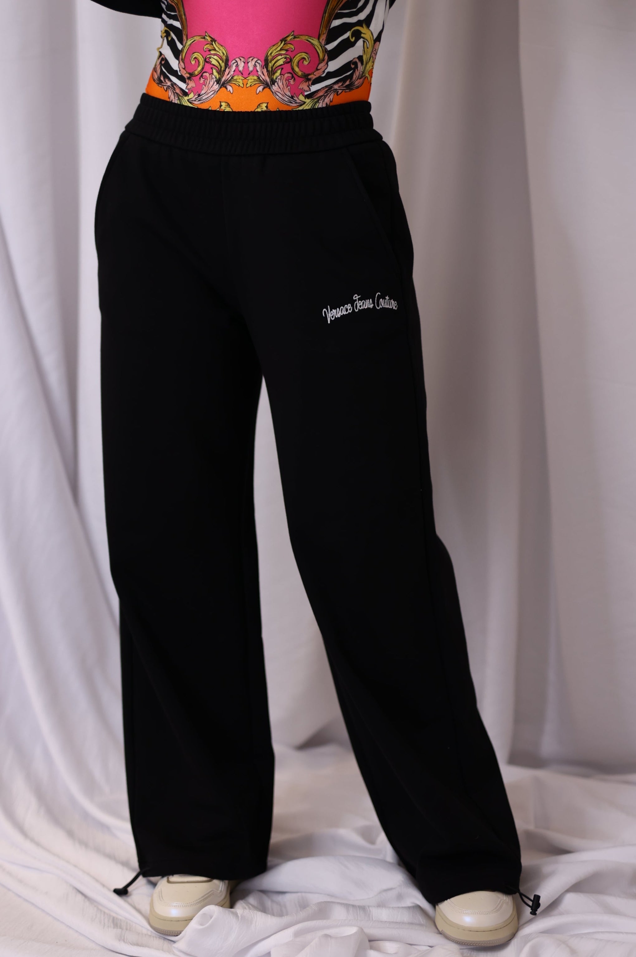 LOGO WIDE-LEG SWEATPANTS