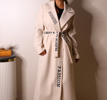 casaco fazenda lettering