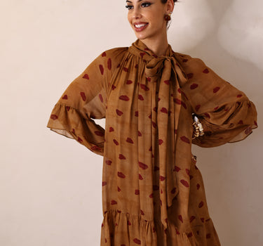 Vestido FLUIDO beijos