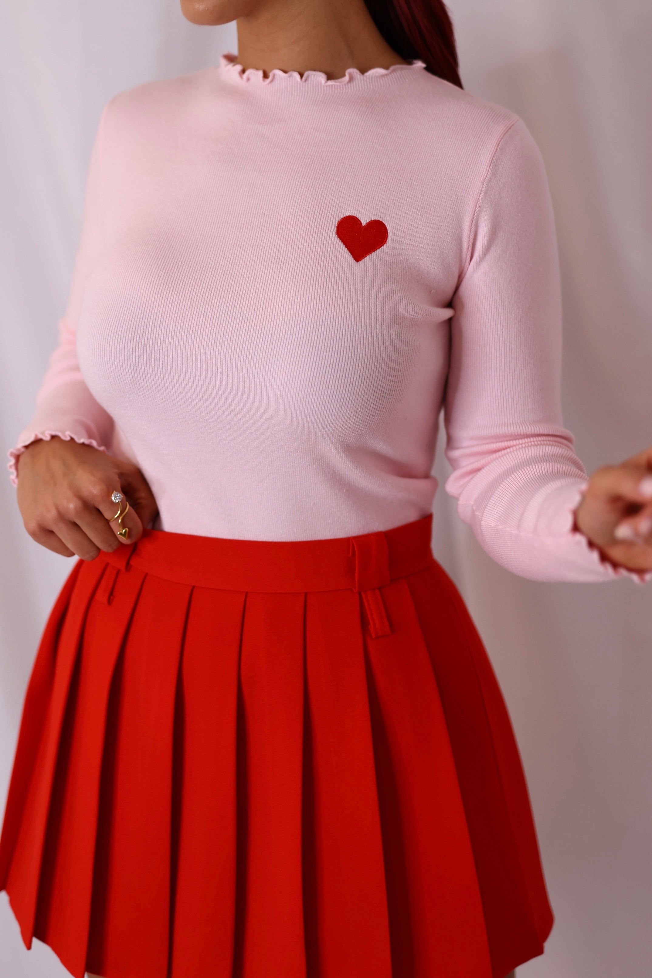 Sweater with heart