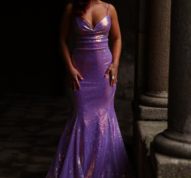 VESTIDO SEREIA LANTEJOULAS