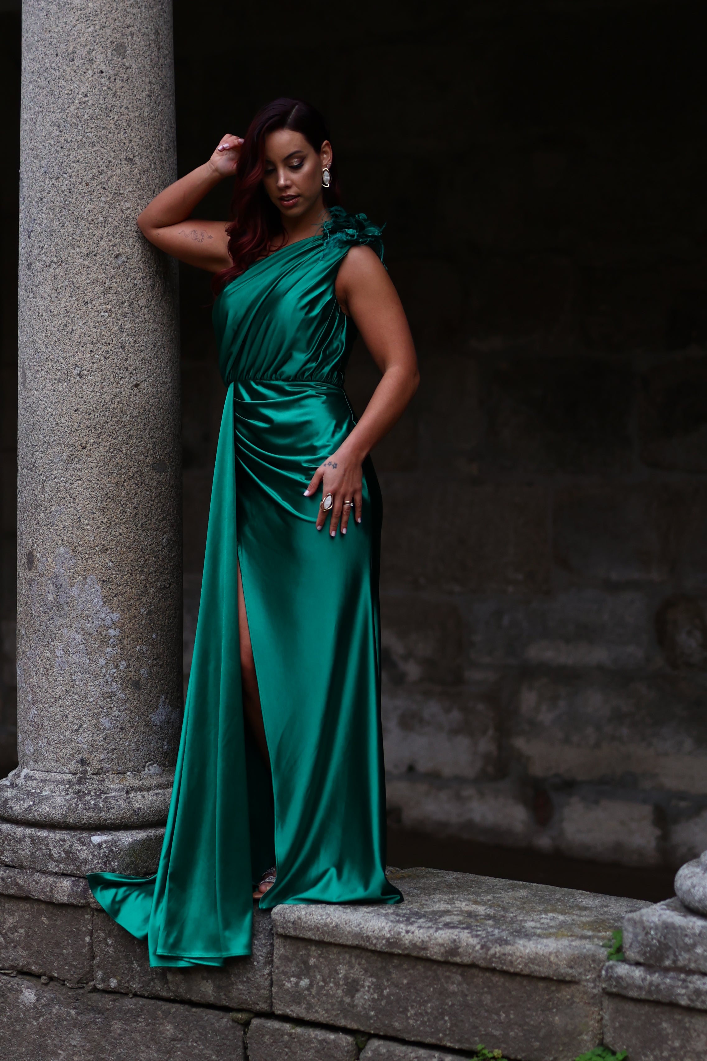 DRESS WITH APPLICATION