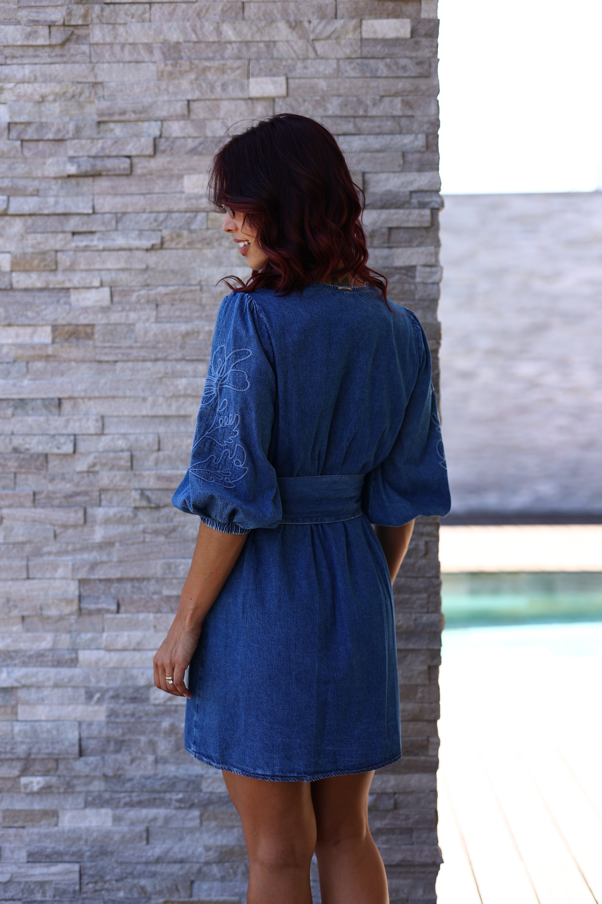 embroidered dress