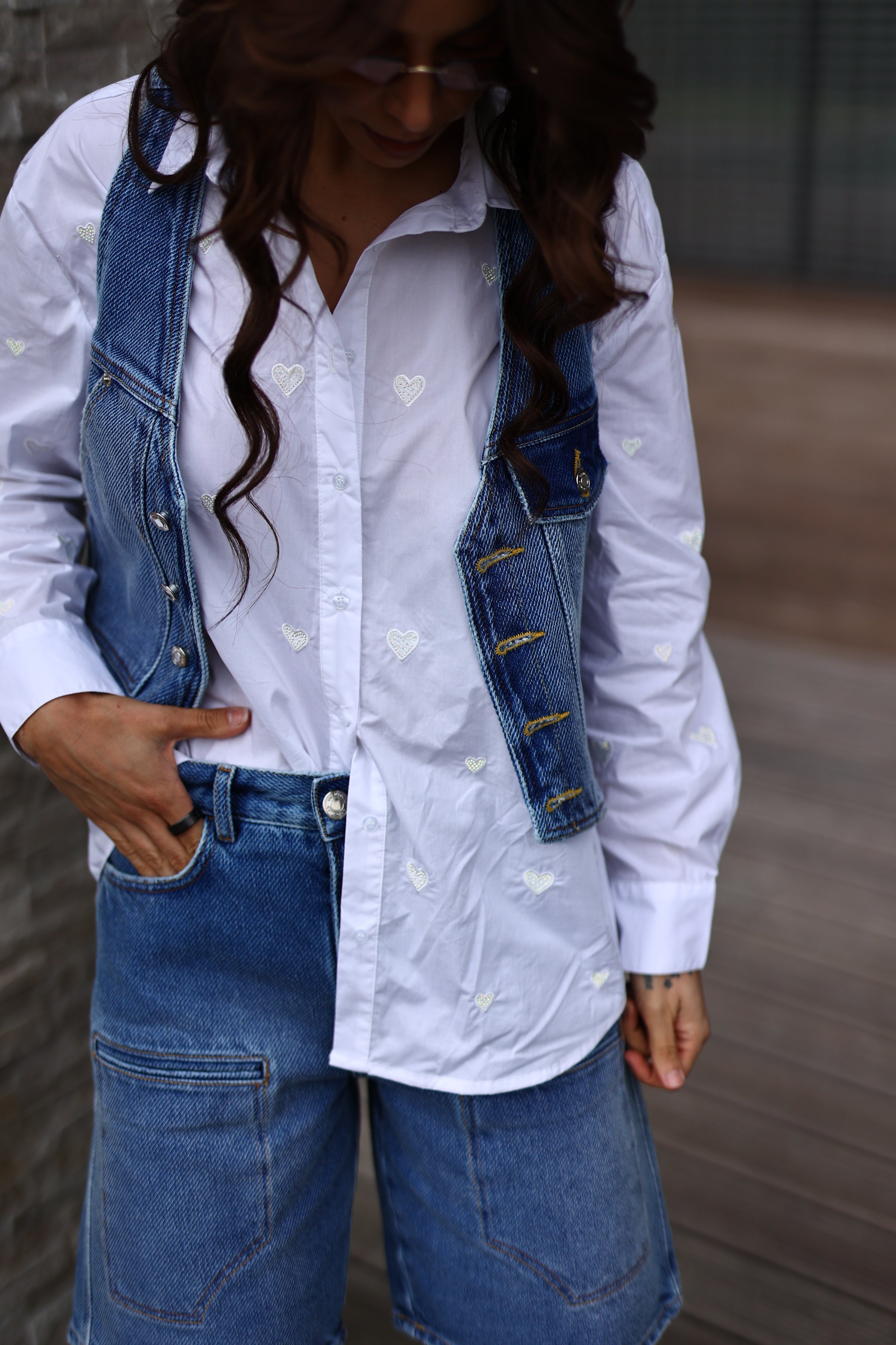 Camisa com estampa love
