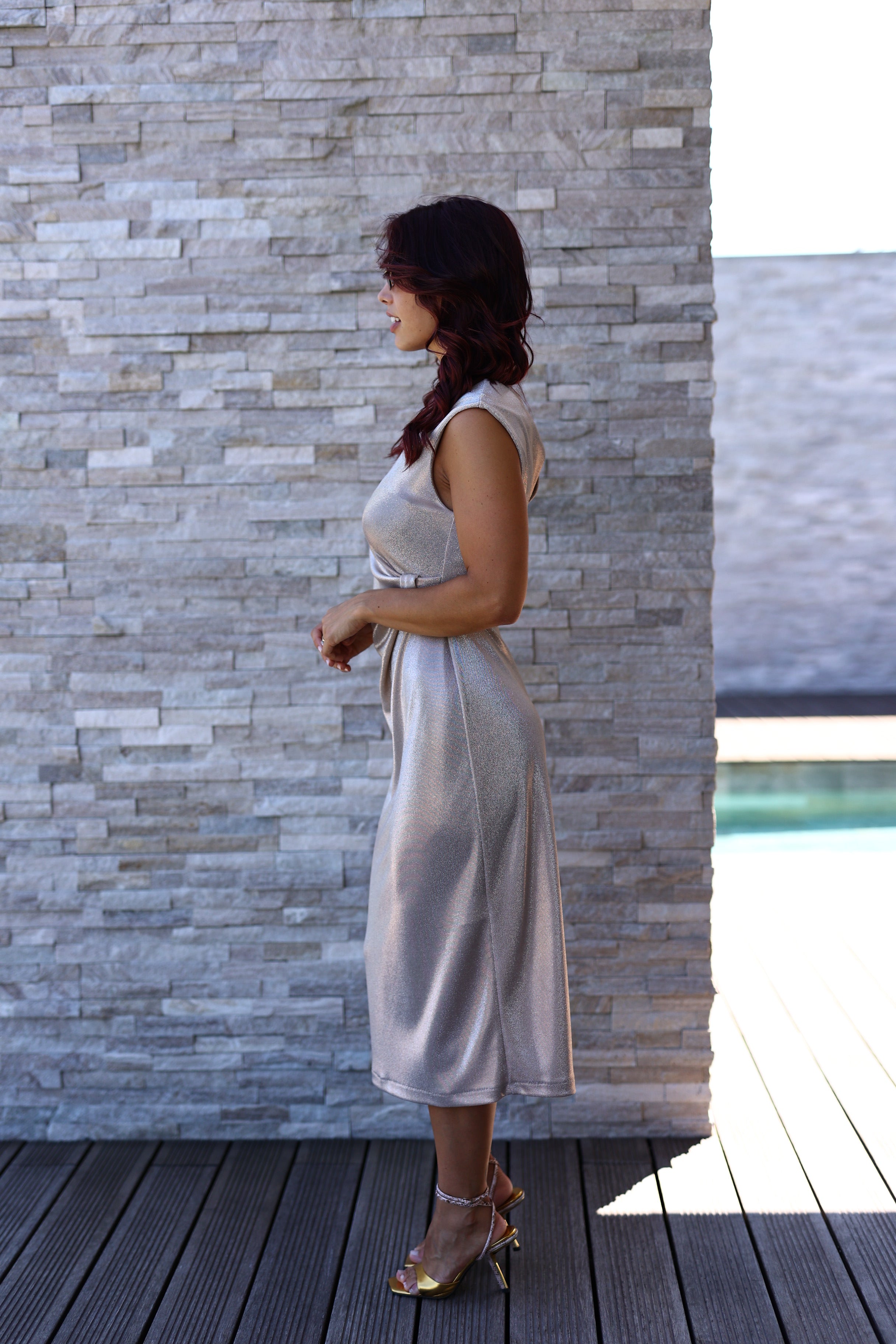 vestido brilhante