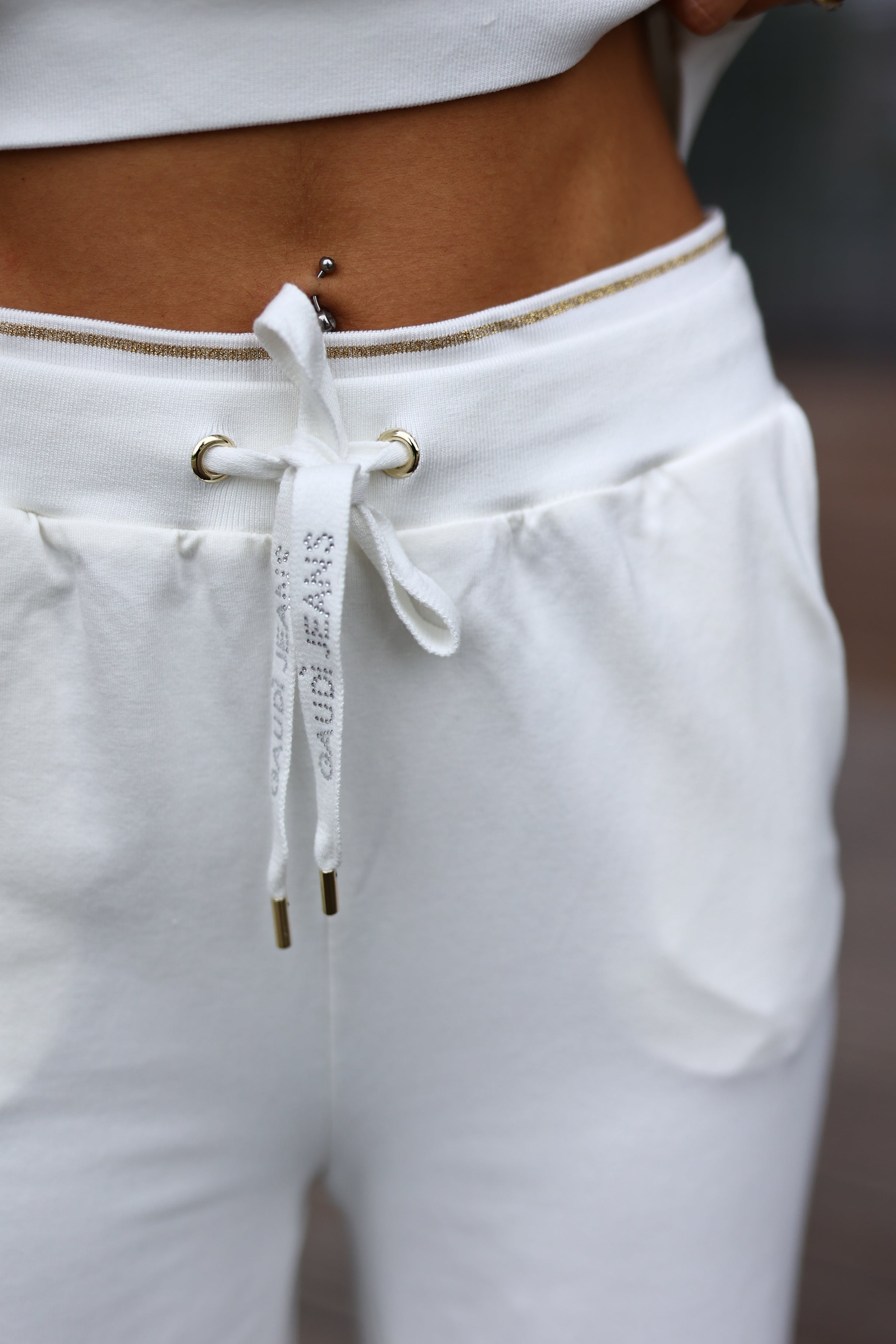 Calça duplo cinto