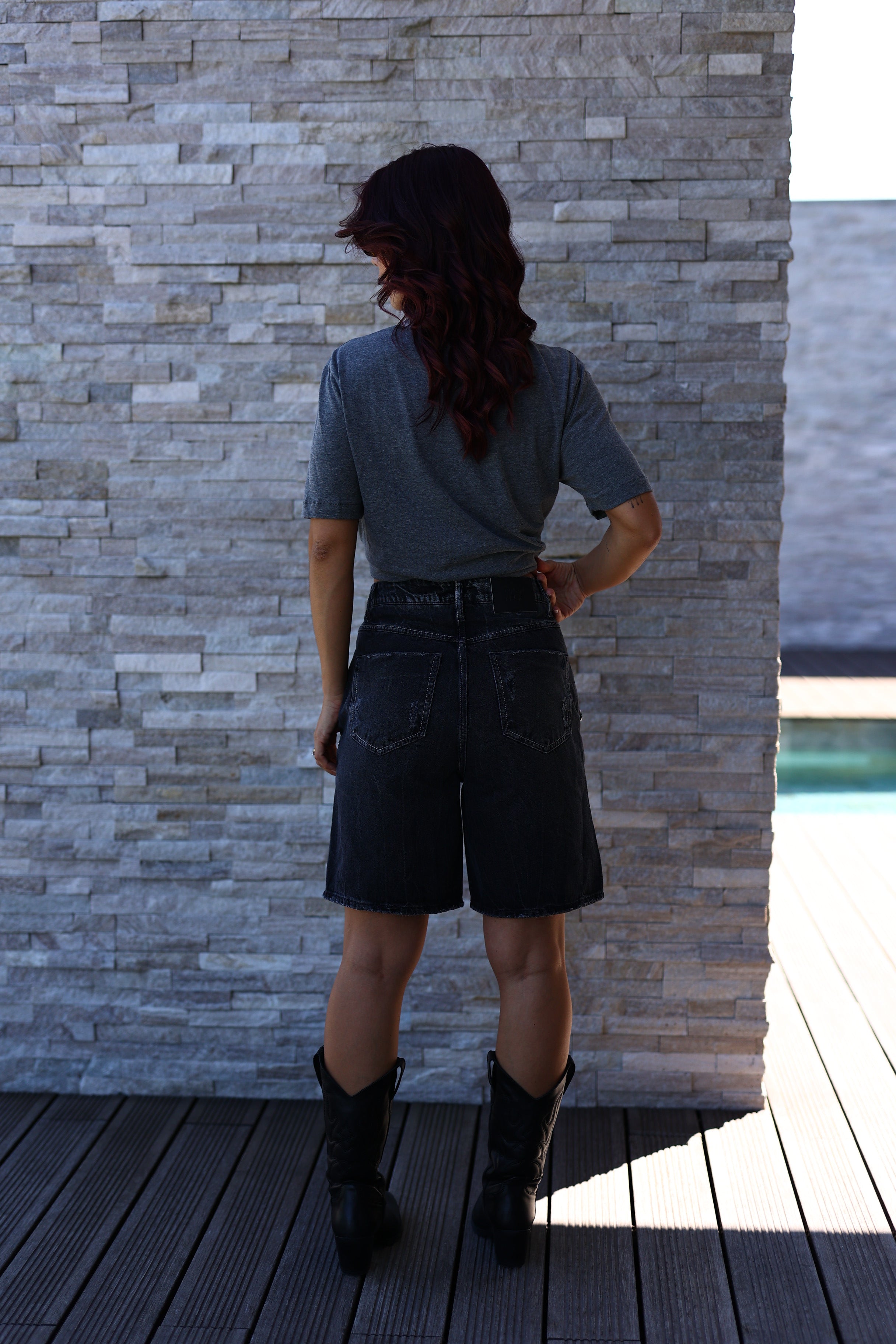 bermudas em ganga