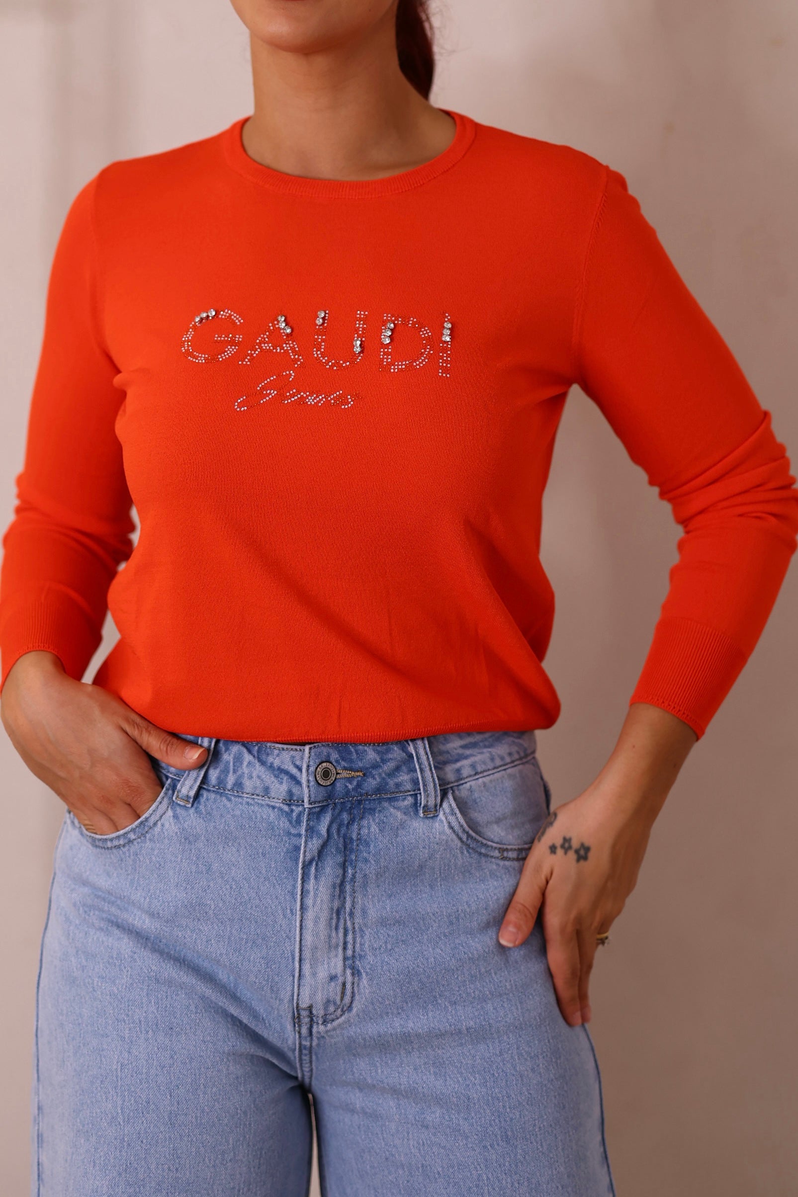 Camisola strass Gaudi