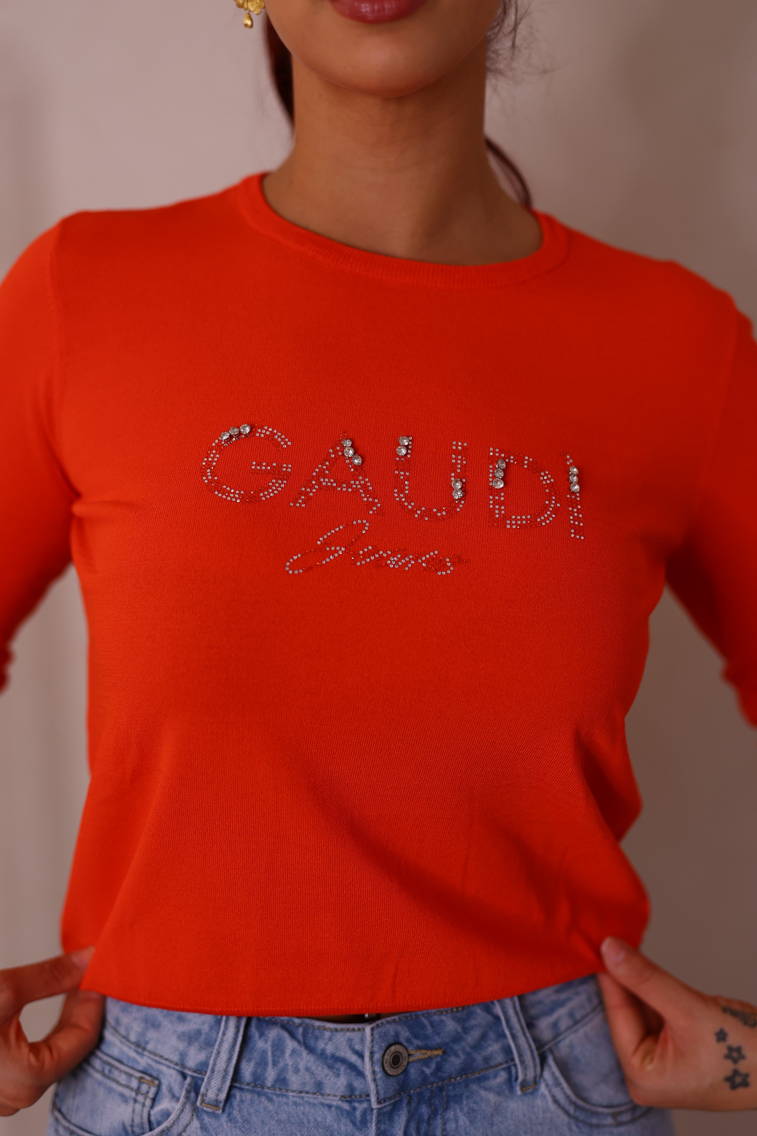 Camisola strass Gaudi