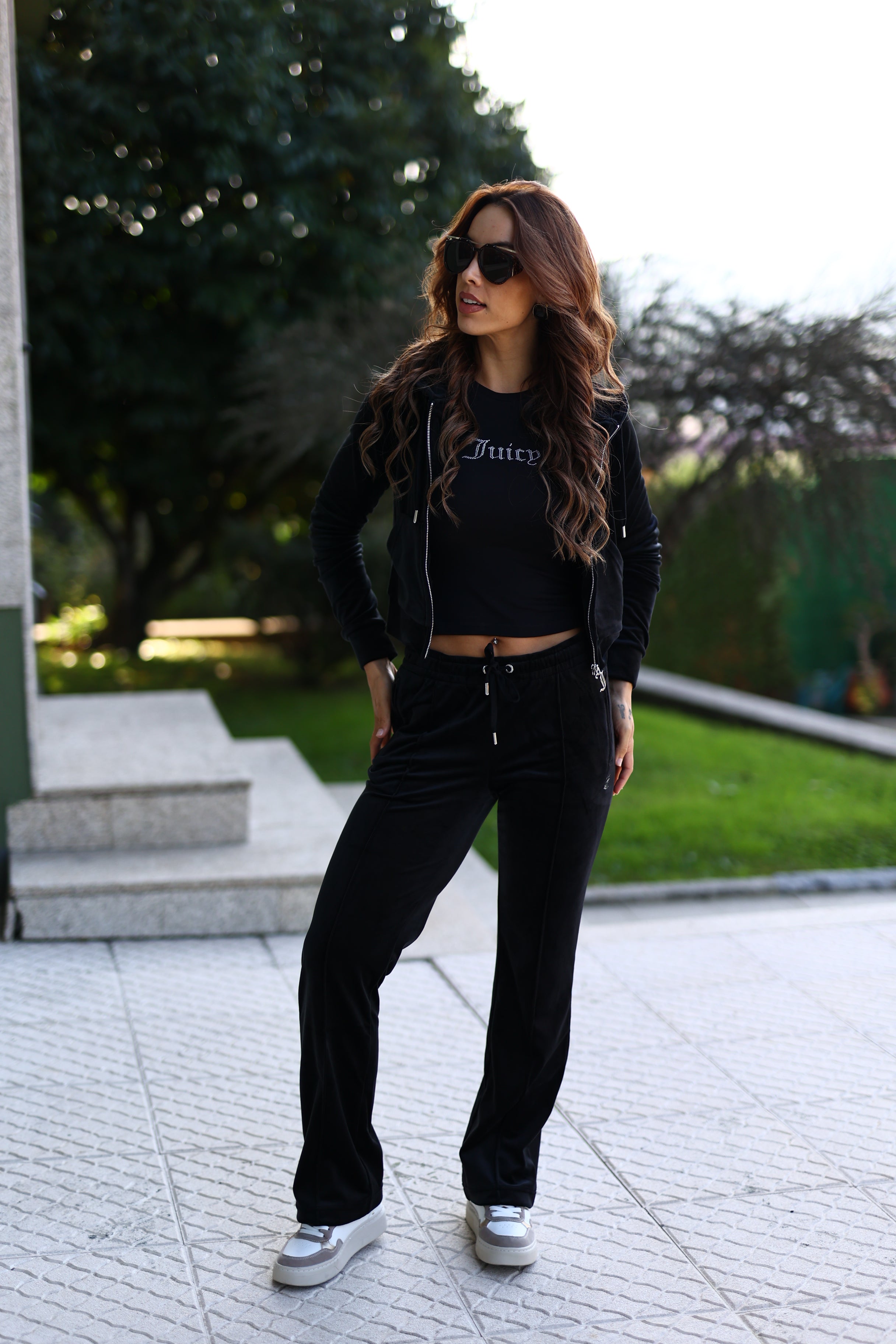 Calça em veludo juicy