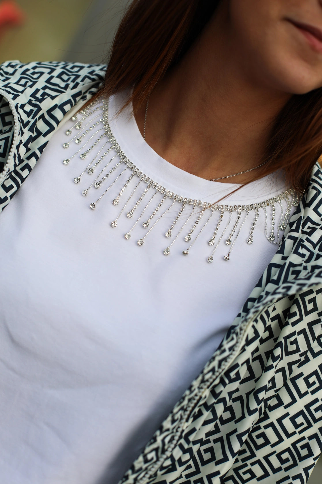 T-shirt with Koralline pendants