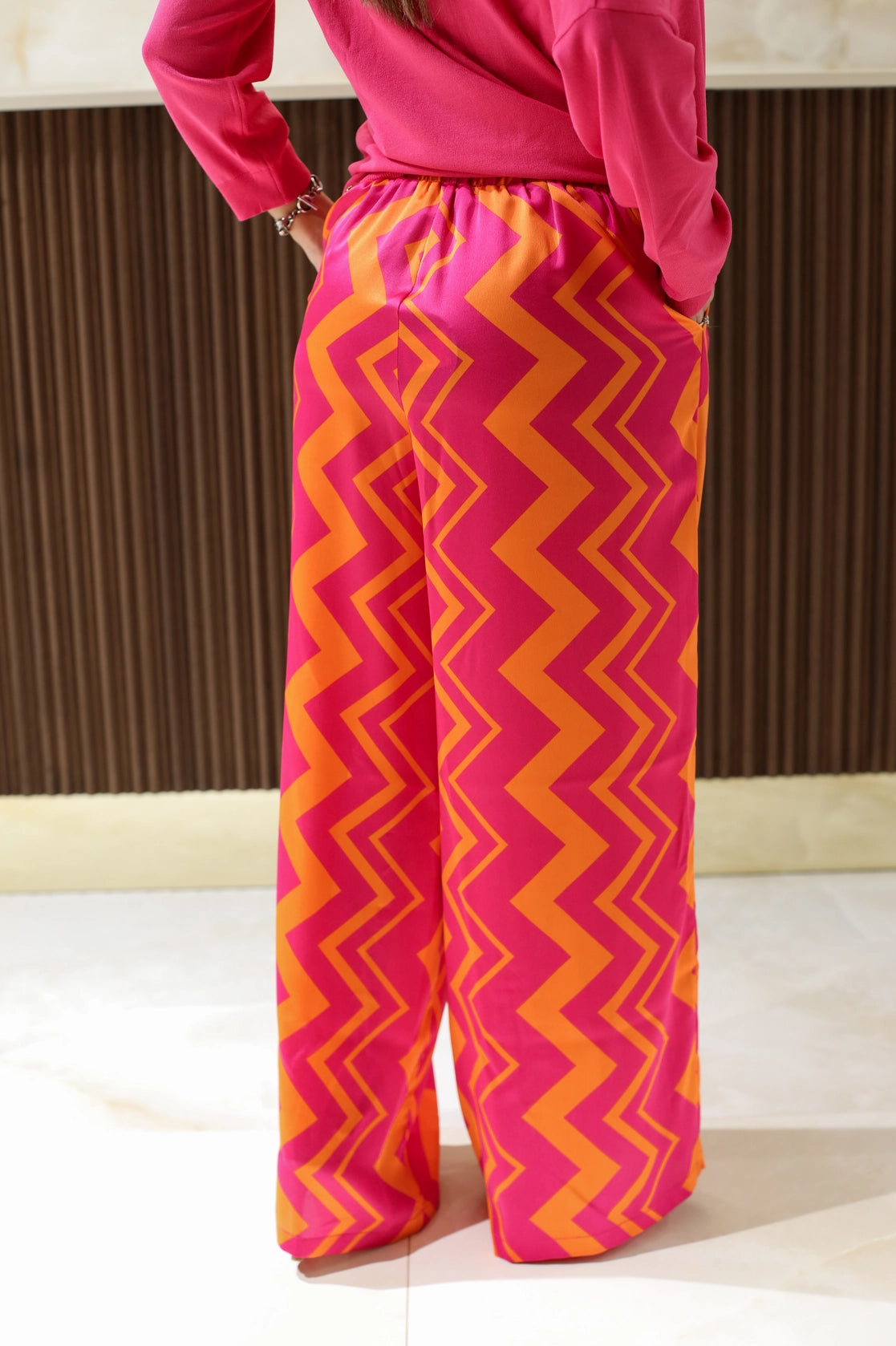 Koralline patterned pantaloon pants