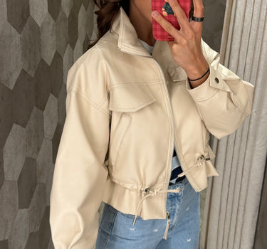 Casaco ajustável polipele