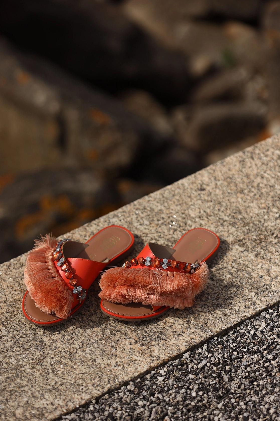 Chinelo com franjas Parodi