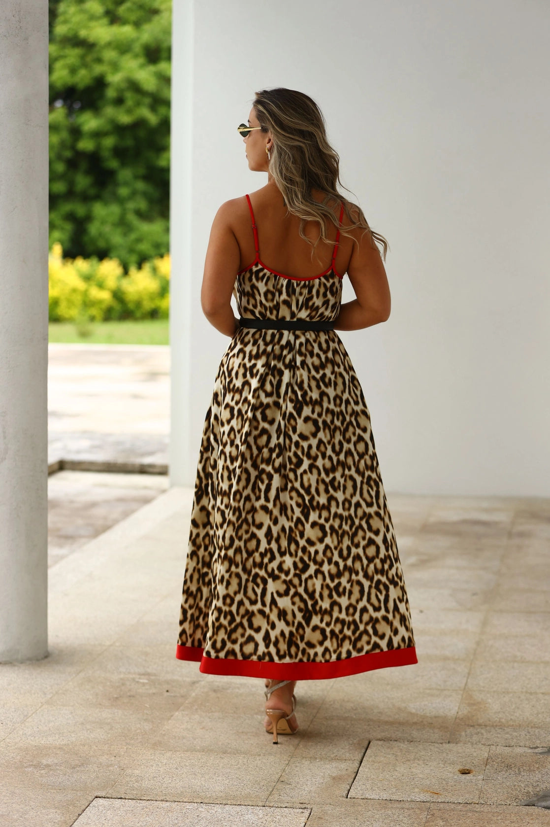 Animal print dress