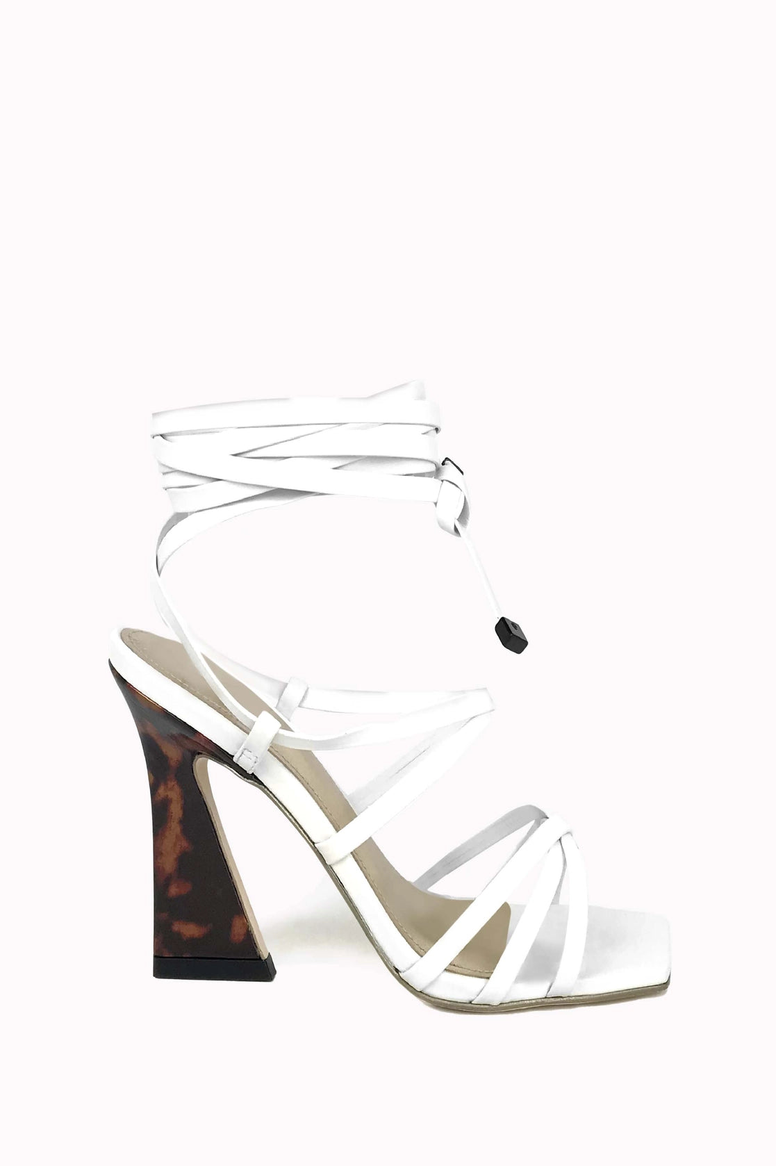 Prity white Gold&amp;Rouge sandal